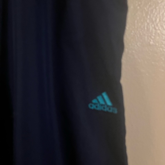 Adidas Women's Blue and Black Track Jacket - Picture 7 of 8